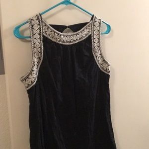 Old navy navy and white dress size medium